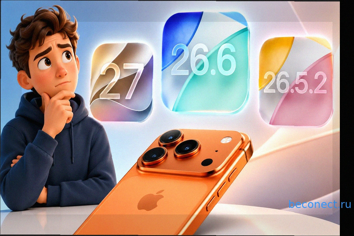 Какое обновление iOS выбрать для iPhone: 26.5.2, 26.6 бета или 27 бета?