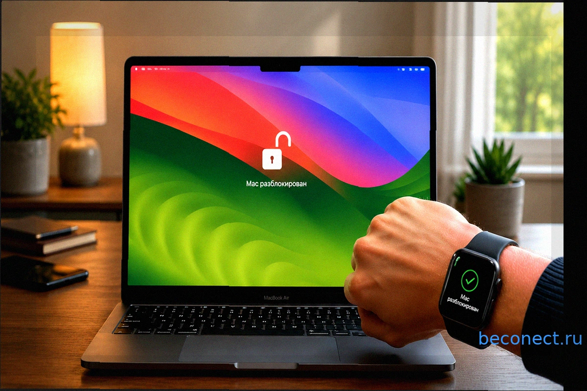 Как разблокировать Mac с помощью часов Apple Watch