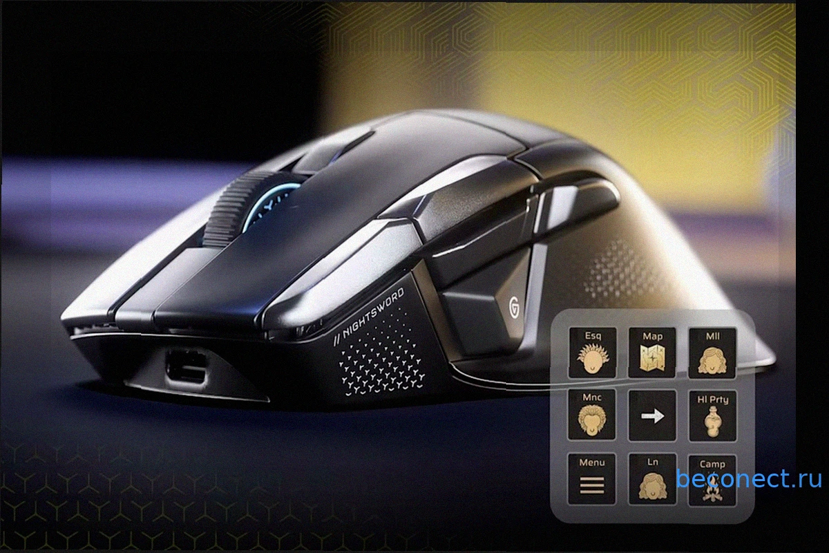 Corsair Nightsword v2 Wireless SD: Игровая Мышь с Кнопкой Stream Deck