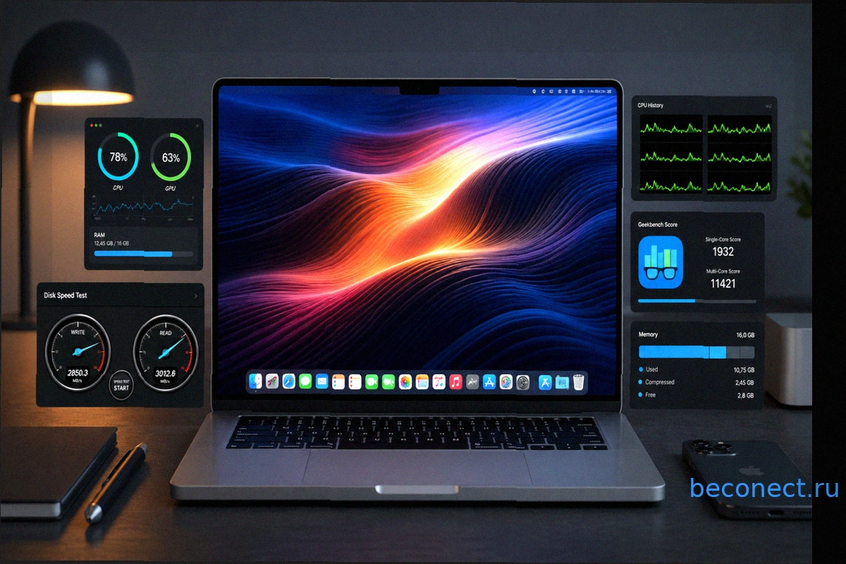 Как проверить производительность Mac: лучшие инструменты и тесты