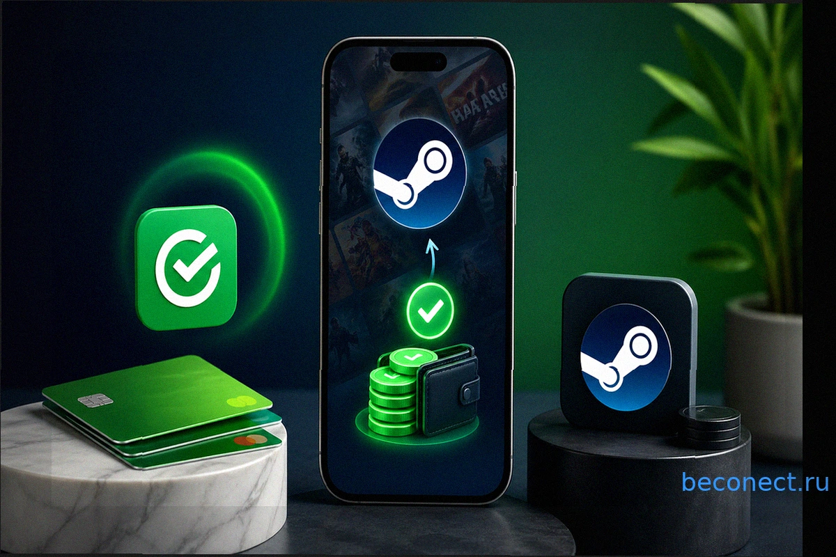 Пополнение аккаунта Steam через Сбербанк Онлайн на iPhone