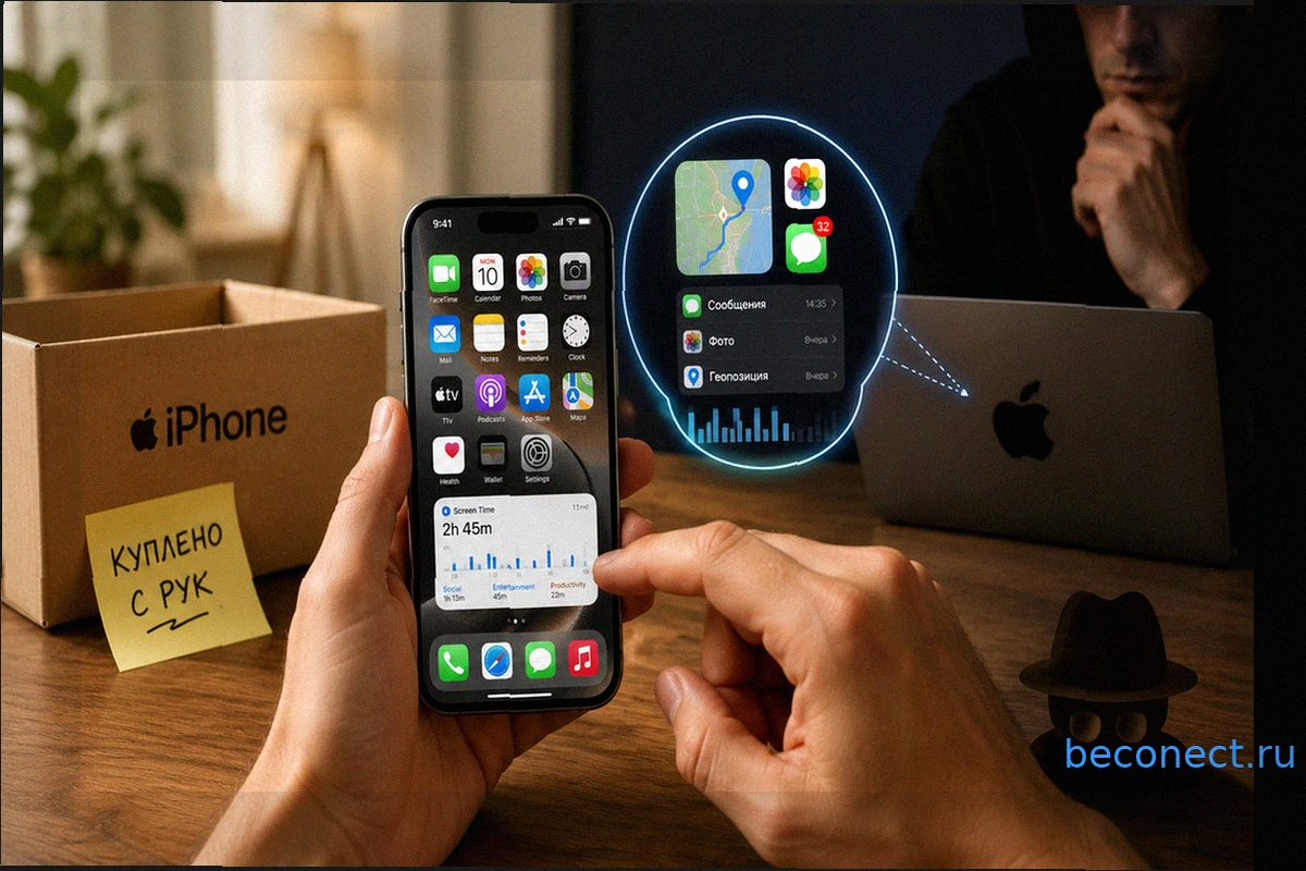 Видит ли бывший владелец ваши действия на купленном с рук iPhone?