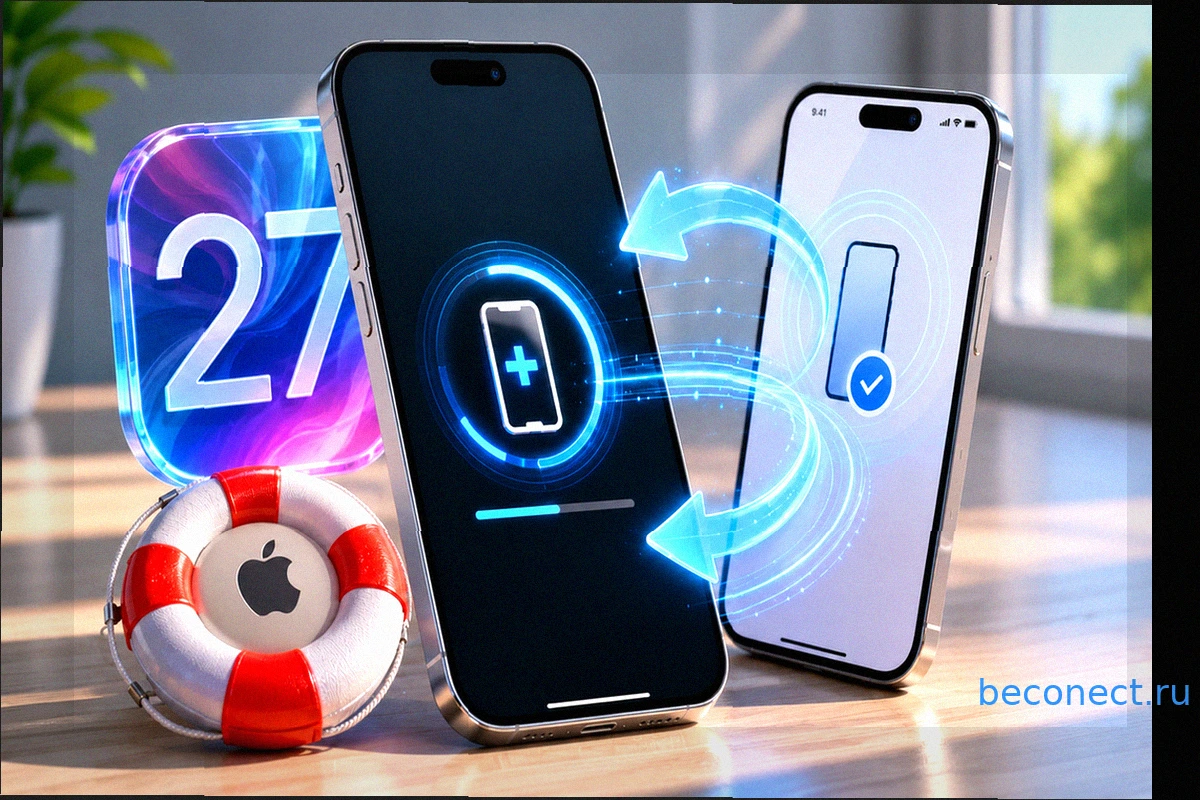 Как восстановить iPhone на iOS 27 без компьютера